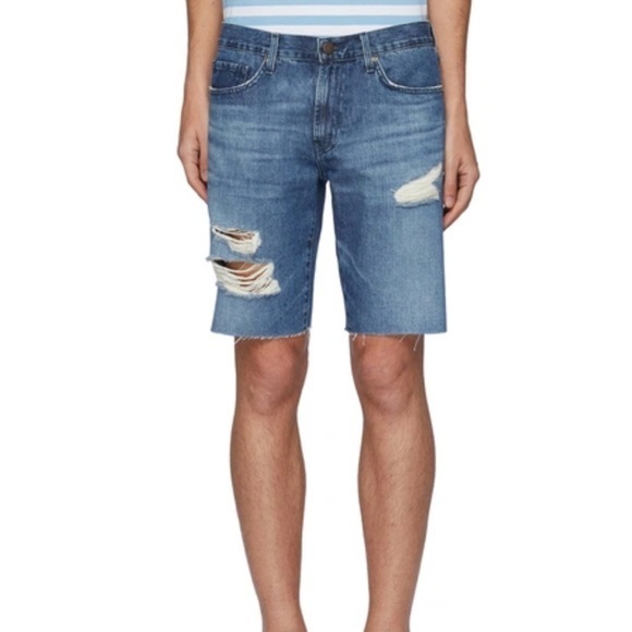 NWT Eli Cut-off Slim Fit Jean Shorts In Kazakort In Pointer size 34